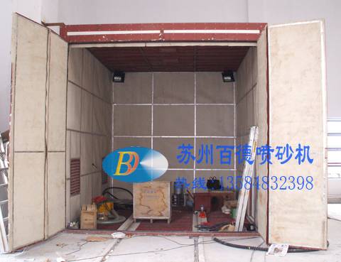 蜂窩地板噴砂房 3 蜂窩式噴砂房 3